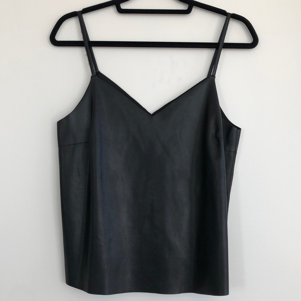 Faux leather Dynamite cami